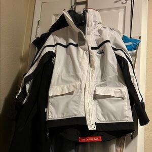 Helly Hansen White and Black Women's Jacket